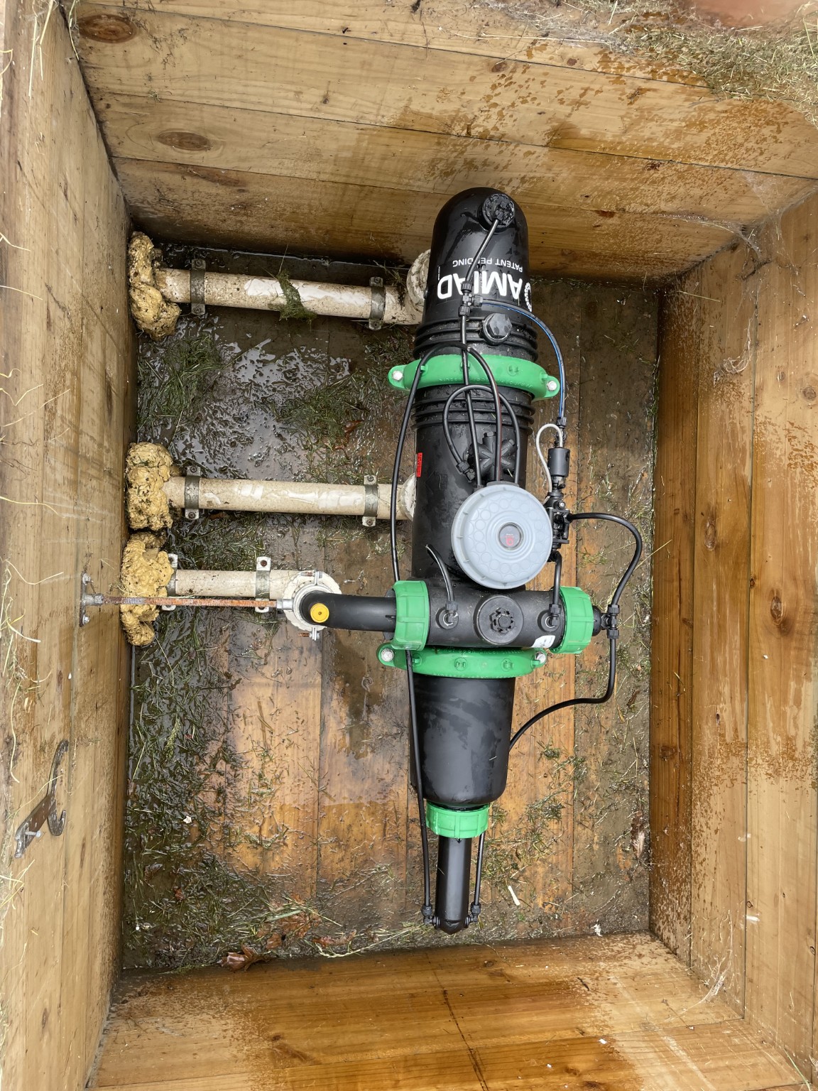Automatic backwash sediment filter