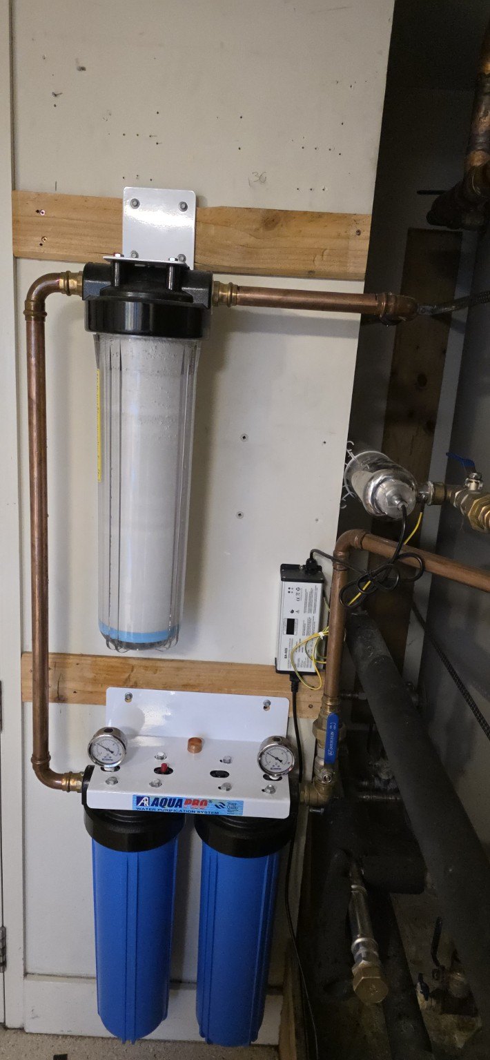 Whole-house filtration system servicing by Queenstown Water Filters